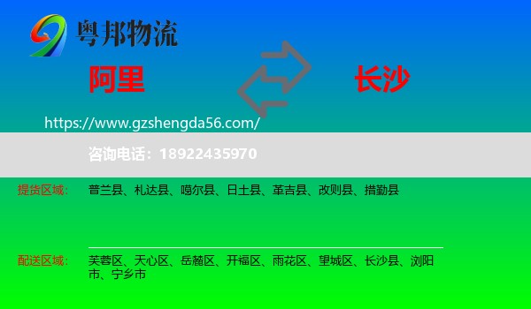 阿里到长沙专线