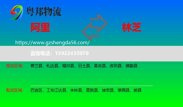 阿里到林芝物流