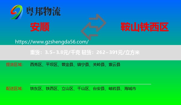 安顺到铁西区物流专线