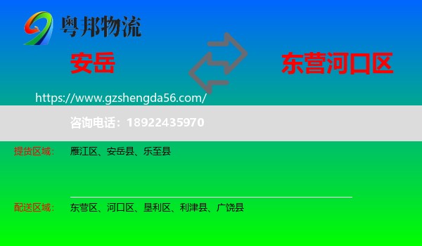 安岳县到河口区物流专线