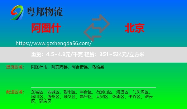 阿图什市到北京专线