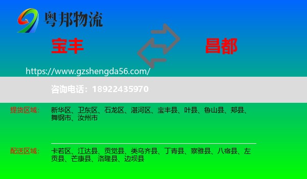 宝丰县到昌都物流