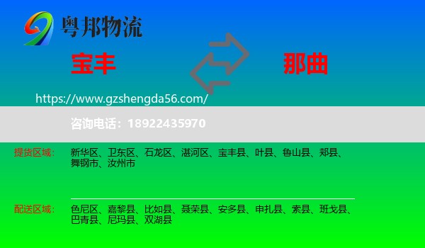 宝丰县到那曲物流