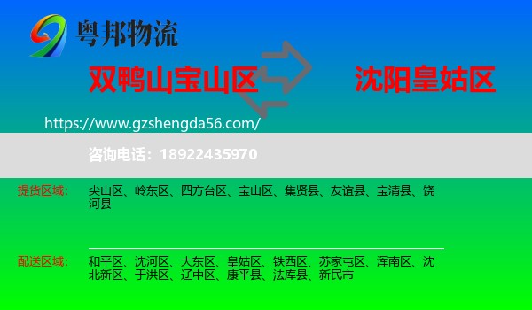 宝山区到皇姑区物流专线