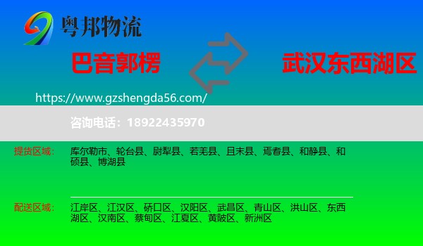 巴音郭楞到东西湖区物流专线