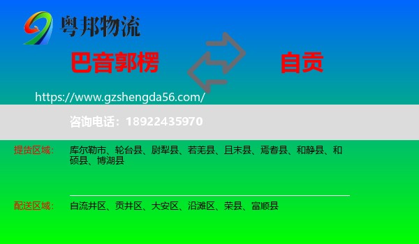 巴音郭楞到自贡物流