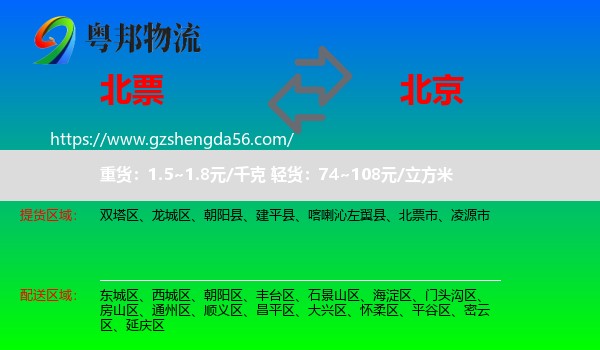北票市到北京专线