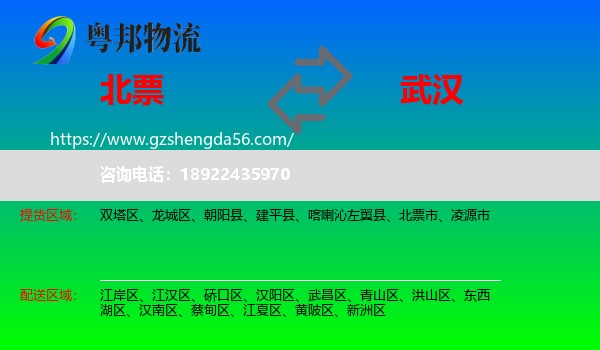 北票市到武汉专线