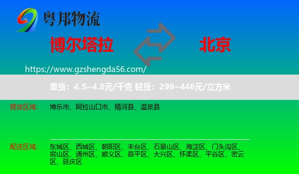 博尔塔拉到北京专线