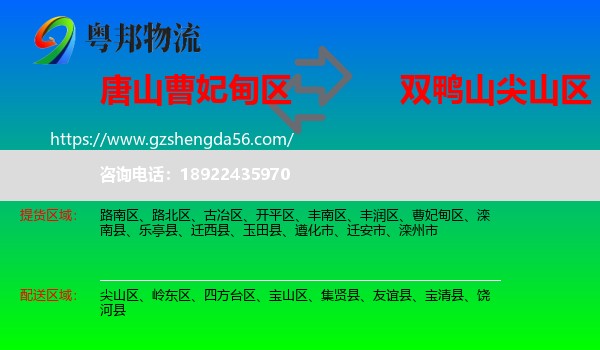 曹妃甸区到尖山区物流专线