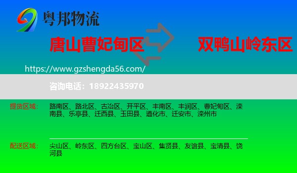 曹妃甸区到岭东区物流专线
