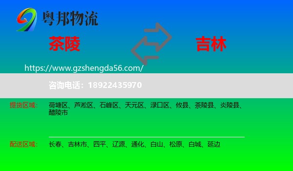 茶陵县到吉林物流