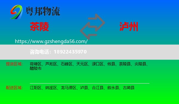 茶陵县到泸州物流