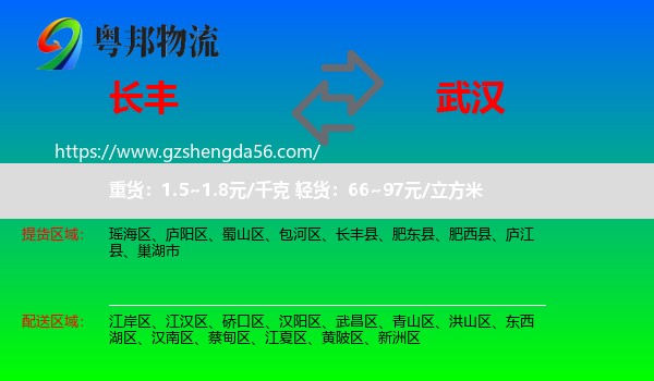 长丰县到武汉专线
