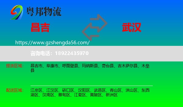 昌吉到武汉专线