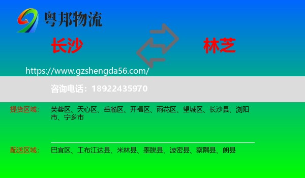 长沙到林芝物流