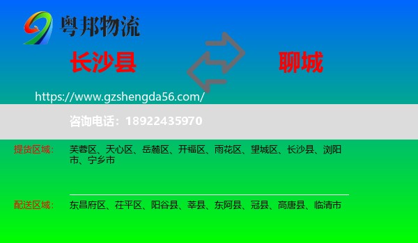 长沙县到聊城物流