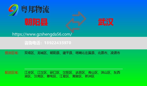 朝阳县到武汉专线