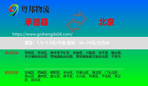 承德县到北京专线