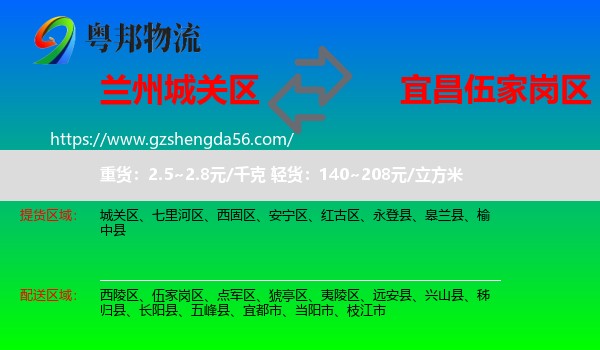 城关区到伍家岗区物流专线