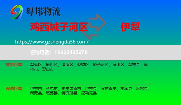 城子河区到伊犁物流专线