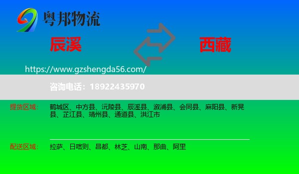 辰溪县到西藏物流