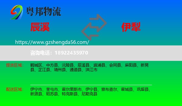 辰溪县到伊犁物流