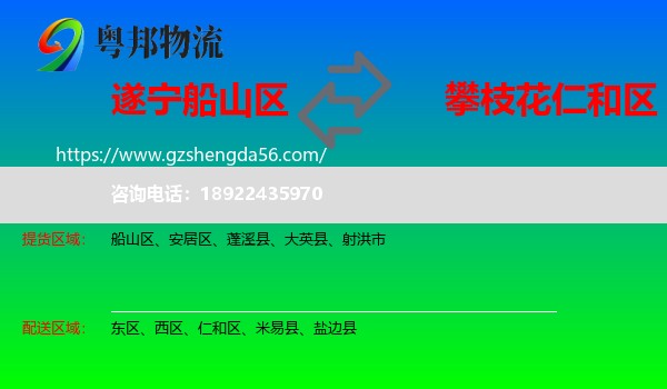 船山区到仁和区物流专线