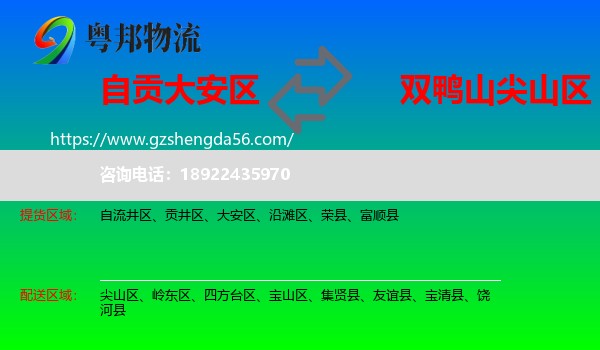大安区到尖山区物流专线