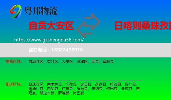 大安区到桑珠孜区物流专线