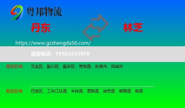 丹东到林芝物流