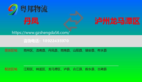 丹凤县到龙马潭区物流专线