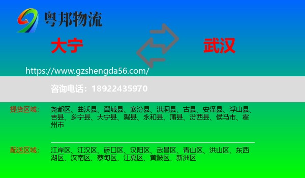 大宁县到武汉专线