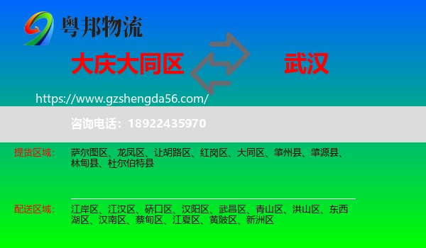 大同区到武汉专线