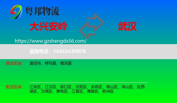 大兴安岭到武汉专线