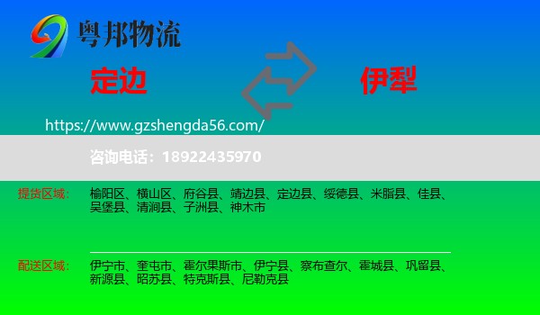定边县到伊犁物流