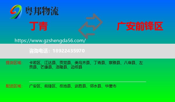 丁青县到前锋区物流专线