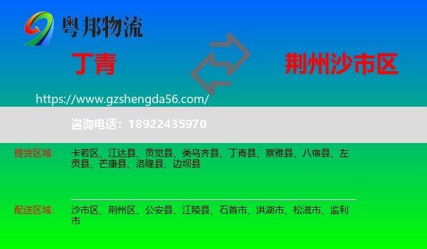丁青县到沙市区物流专线