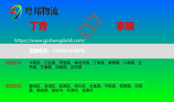 丁青县到泰顺县物流专线