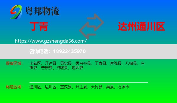 丁青县到通川区物流专线