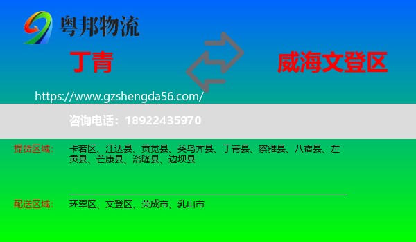 丁青县到文登区物流专线