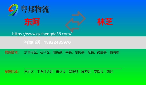 东阿县到林芝物流