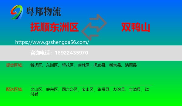 东洲区到双鸭山物流专线