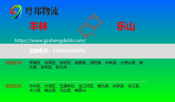 丰林县到乐山物流