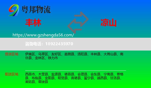 丰林县到凉山物流