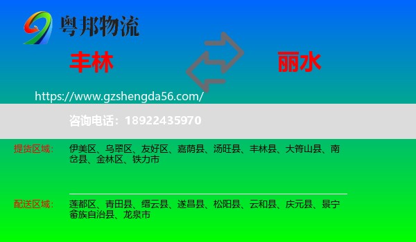丰林县到丽水物流