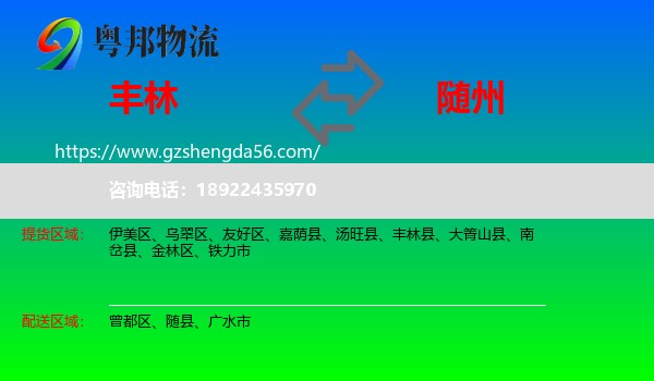 丰林县到随州物流