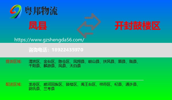 凤县到鼓楼区物流专线