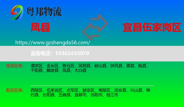凤县到伍家岗区物流专线