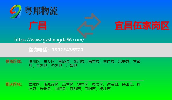 广昌县到伍家岗区物流专线